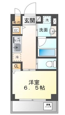 英賀保駅 徒歩3分 2階の物件間取画像